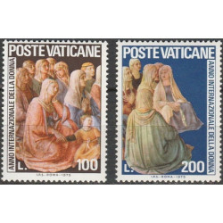 Vatikano pašto ženklai (1975). Tarptautiniai moters metai