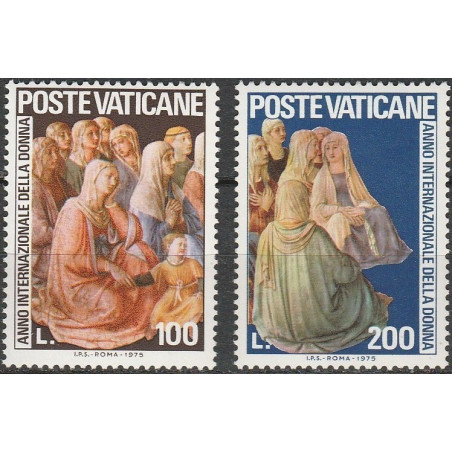 Vatikano pašto ženklai (1975). Tarptautiniai moters metai