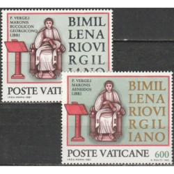 Vatikano pašto ženklai (1981). Romėnų rašytojas Vergilijus
