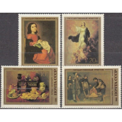 Rusijos pašto ženklai (1985). Ispanų tapyba