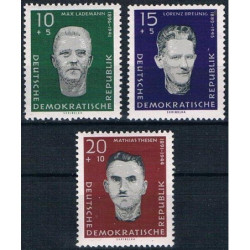 Rytų Vokietijos pašto ženklai (1960). Vokiečių komunistai