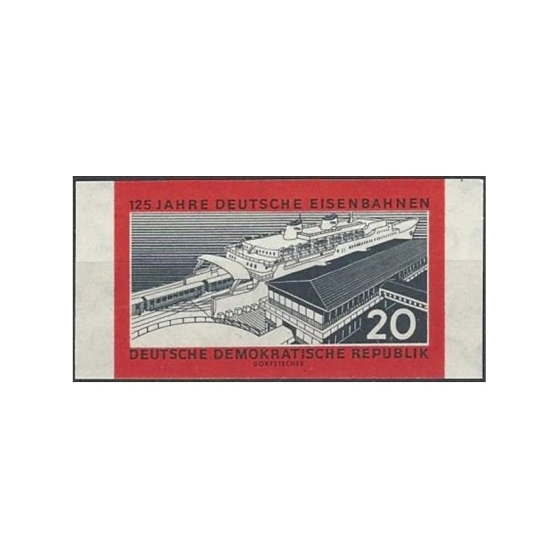 Rytų Vokietijos pašto ženklai (1960). Transportas