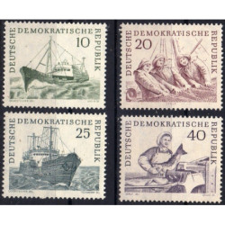 Rytų Vokietijos pašto ženklai (1961). Žvejyba