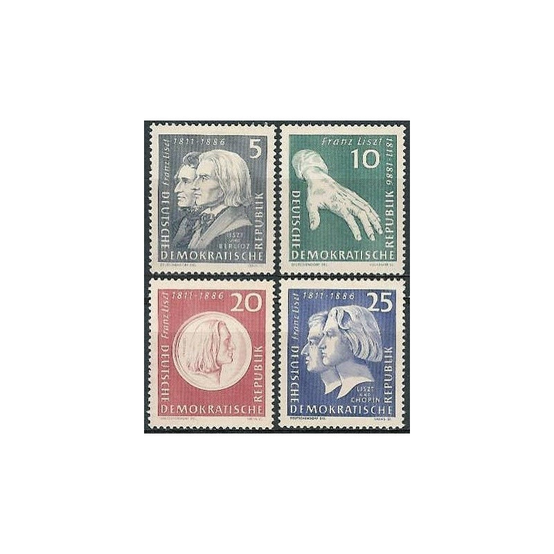 East Germany stamps (1961) for sale. Composers