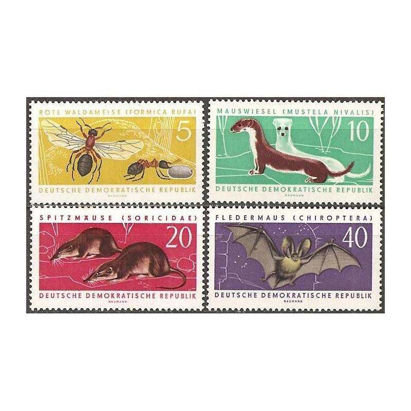 East Germany stamps (1962) for sale. Endangered species