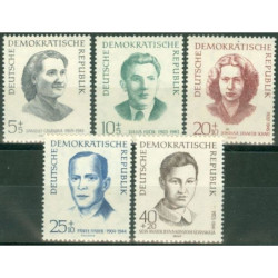 Rytų Vokietija 1962. Antinacistinio pasipriešinimo aktyvistai