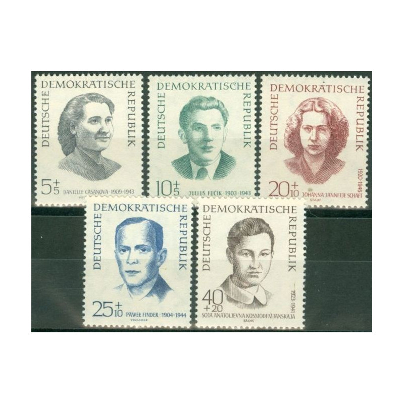 Rytų Vokietija 1962. Antinacistinio pasipriešinimo aktyvistai