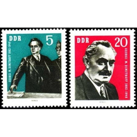 Rytų Vokietija 1962. Bulgarijos politikas Georgi Dimitroff
