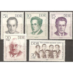 Rytų Vokietija 1962. Antinacistinio pasipriešinimo aktyvistai