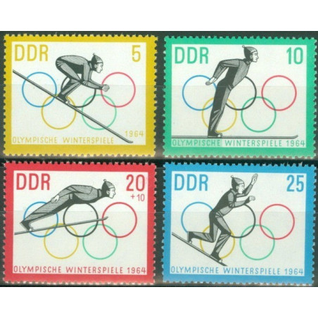 East Germany stamps (1963) for sale. Winter Olympic Games Innsbruck (1964)