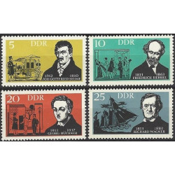 Rytų Vokietijos pašto ženklai (1963). Vokiečių menininkai
