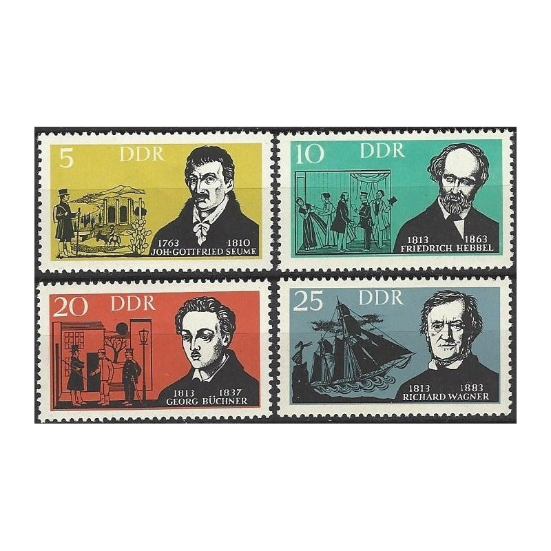 East Germany stamps (1963) for sale. German artists
