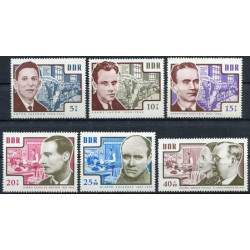 Rytų Vokietijos pašto ženklai (1964). Antifašistinio judėjimo dalyviai