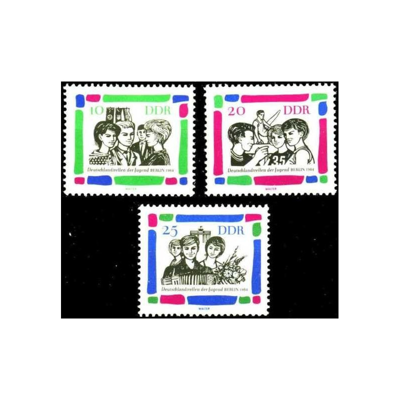 East Germany stamps (1964) for sale. Youth organizations