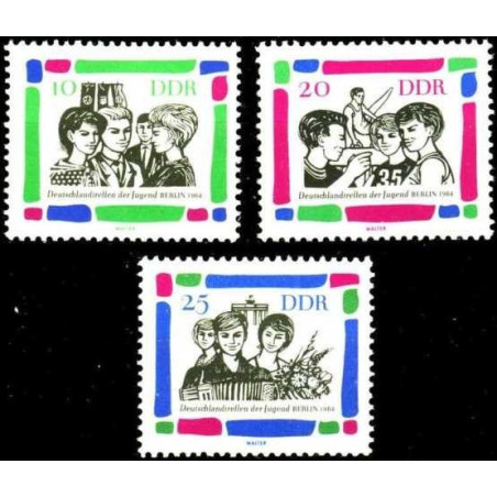 East Germany stamps (1964) for sale. Youth organizations
