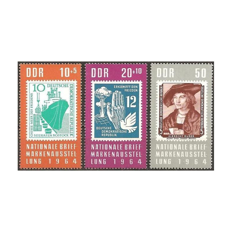 East Germany stamps (1964) for sale. Stamps on stamps