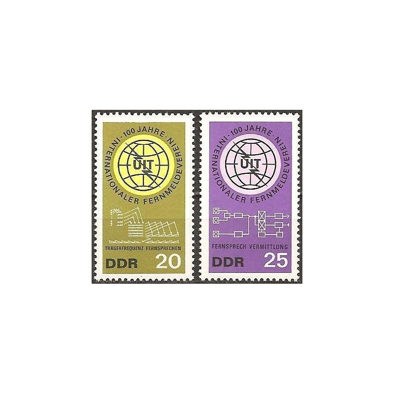 Rytų Vokietija 1965. Tarptautinė telekomunikacijų sąjunga