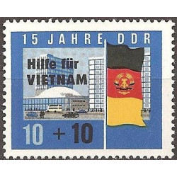 Rytų Vokietijos pašto ženklai (1965). Pagalba Vietnamui