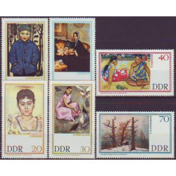 Rytų Vokietijos pašto ženklai (1967). Paveikslai