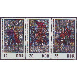 Rytų Vokietijos pašto ženklai (1968). Fašizmo aukų muziejus