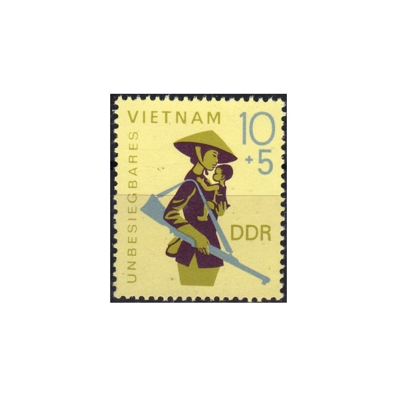 Rytų Vokietijos pašto ženklai (1968). Vietnamo karas