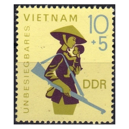 Rytų Vokietijos pašto ženklai (1968). Vietnamo karas