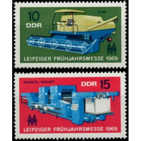 Rytų Vokietijos pašto ženklai (1969). Leipcigo mugė