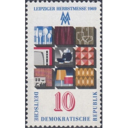 Rytų Vokietijos pašto ženklai (1969). Leipcigo mugė
