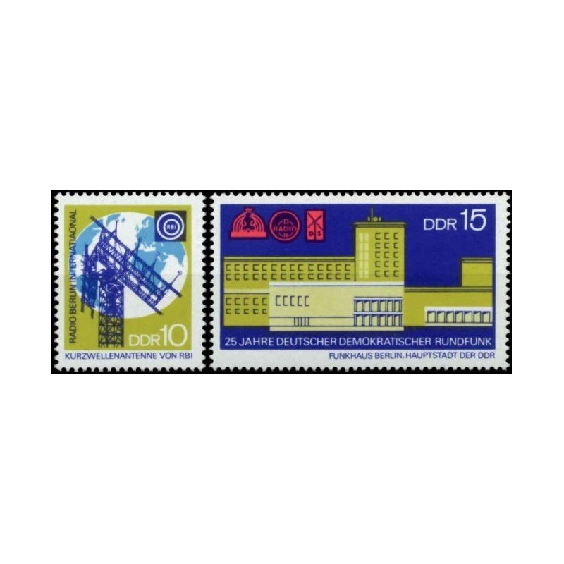 Rytų Vokietijos pašto ženklai (1970). Radijas