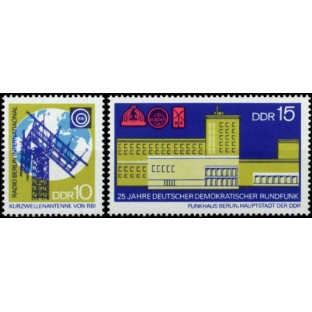 Rytų Vokietijos pašto ženklai (1970). Radijas