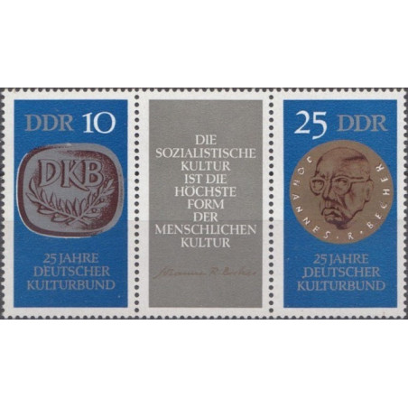 Rytų Vokietijos pašto ženklai (1970). Kultūra