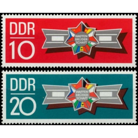 Rytų Vokietijos pašto ženklai (1970). Karinės pratybos