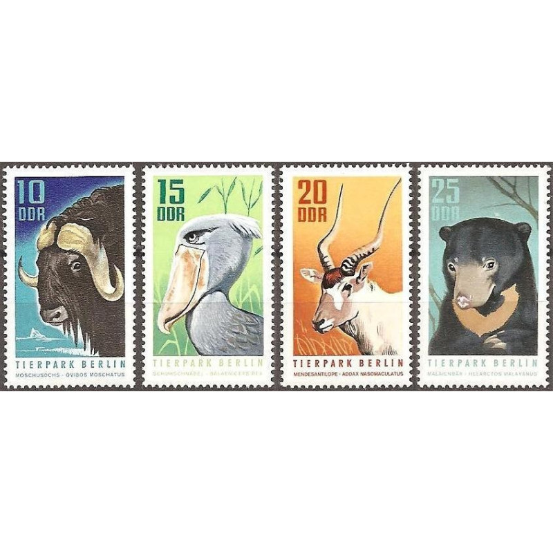 Rytų Vokietijos pašto ženklai (1970). Berlyno zoologijos sodas