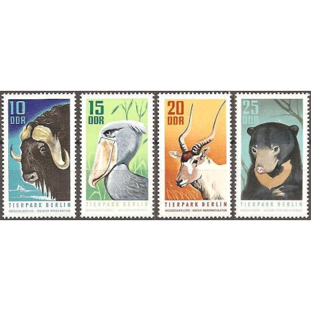 Rytų Vokietijos pašto ženklai (1970). Berlyno zoologijos sodas