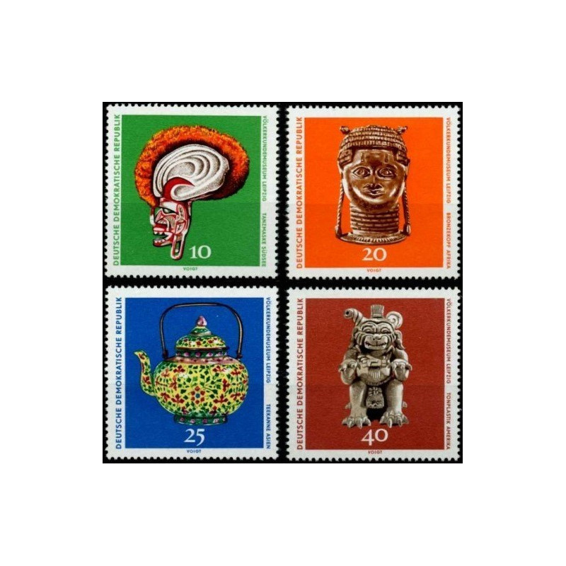 Rytų Vokietijos pašto ženklai (1971). Etnologijos muziejus