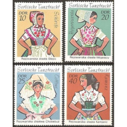 Rytų Vokietijos pašto ženklai (1971). Sorbų šokių kostiumai