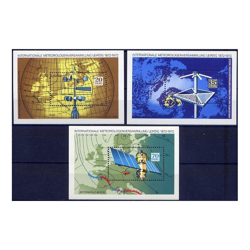 Rytų Vokietijos pašto ženklai (1972). Meteorologija