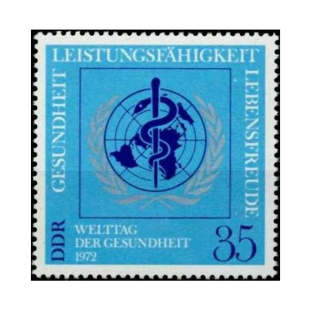 East Germany stamps (1972) for sale. World health day