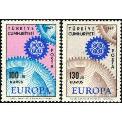 Turkijos pašto ženklai (1967) - Fantastiškos Europa ženklų kainos‎