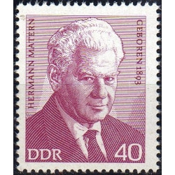 Rytų Vokietijos pašto ženklai (1973). Politikas