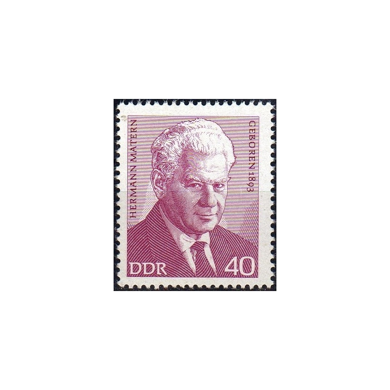 Rytų Vokietijos pašto ženklai (1973). Politikas