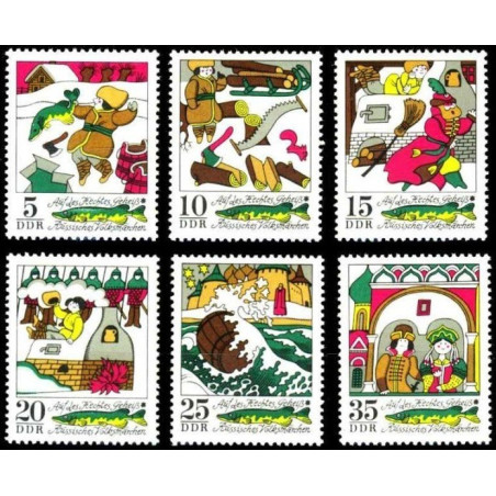 East Germany stamps (1973) for sale. Fairy tales