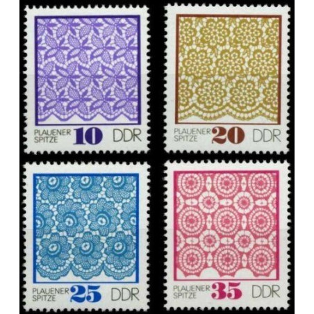 Rytų Vokietijos pašto ženklai (1974). Plaueno miesto gaminiai