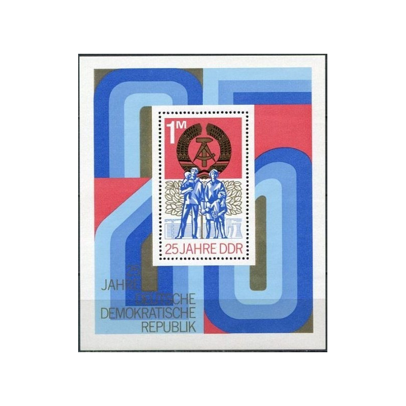 East Germany stamps (1974) for sale. 25 years GDR
