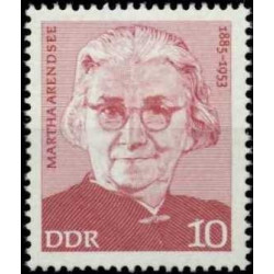 Rytų Vokietijos pašto ženklai (1975). Politikė