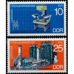 Rytų Vokietijos pašto ženklai (1975). Leipcigo mugė