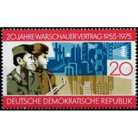Rytų Vokietijos pašto ženklai (1975). Kariuomenė (Varšuvos paktas)