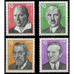 Rytų Vokietijos pašto ženklai (1976). Žymūs politikai