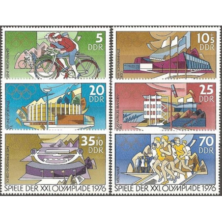 East Germany stamps (1976) for sale. Summer Olympic Games Montreal