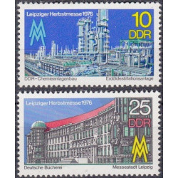 Rytų Vokietijos pašto ženklai (1976). Leipcigo mugė